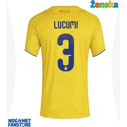 Kolumbija Jhon Lucumi #3 Domaci Dres za Ženska SP 2026 Kratak Rukav